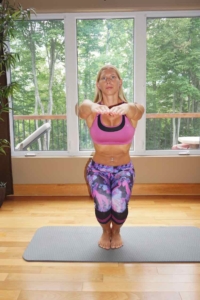 Day 12 Phase 1 - Narrow Feet Together Squat Pic 2 - 24 Day Challenge - Do Life Fit With Elaina