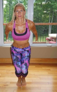 Day 15 Phase 1 - Lateral Ski Jump - Pic 1 - 24 Day Challenge - Do Life Fit With Elaina