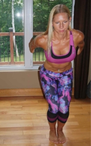 Day 15 Phase 1 - Lateral Ski Jump - Pic 1 - 24 Day Challenge - Do Life Fit With Elaina