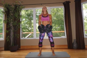 Day 5 - 2 dumbbell lateral raises 1 - 24 Day Fitness Challenge With Elaina